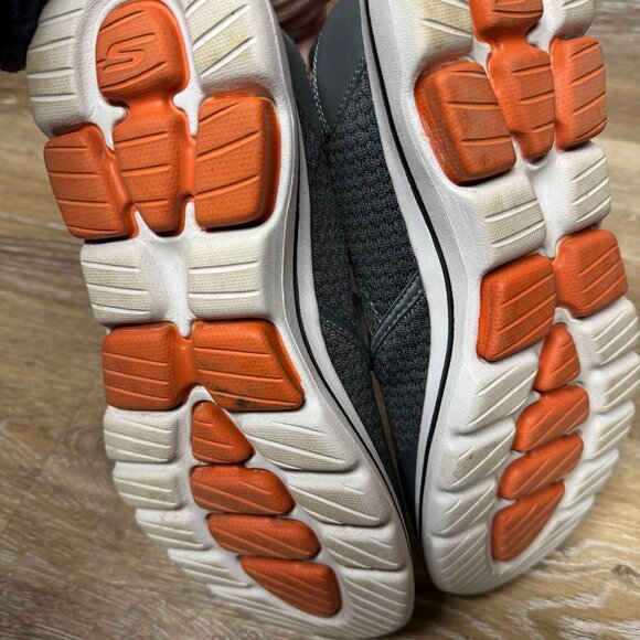 Skechers Apprize Go Walk Black Walking Shoes Men Size 7.5 - Picture 4 of 6